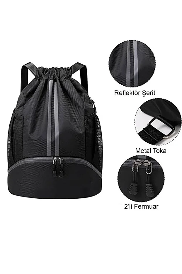 Unisex Sırt Çantası Futbol Fitness Basketbol Seyahat Okul Spor Sırt Çantası